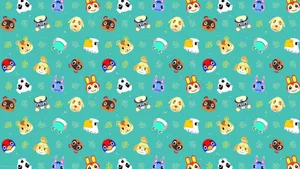 Cute Pattern Dedicated To Animal Lovers Wallpaper