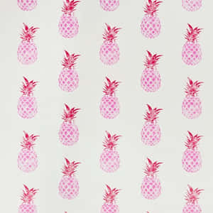 Cute Pineapple Wall Pattern Wallpaper