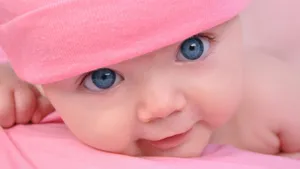 Cute Pink Baby Wallpaper