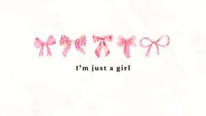 Cute Pink Bows Collection Wallpaper
