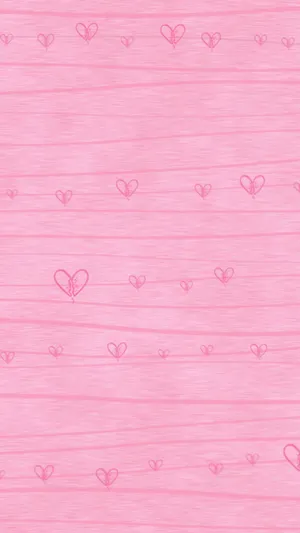 Cute Pink Broken Hearts Wallpaper
