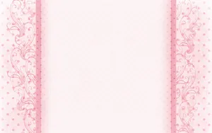 Cute Pink Decorative Pattern Wallpaper