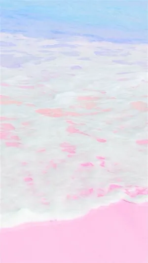 Cute Pink Pastel Summer Sand Wallpaper