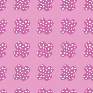 Cute Pink Plus Pattern Wallpaper