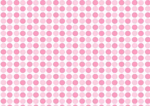 Cute Pink Polka Dot Pattern Wallpaper