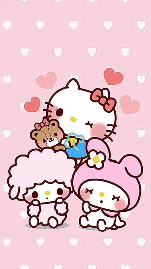 Cute Pink Sanrio Pfp Wallpaper