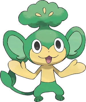 Cute Pokémon Pansage Wallpaper