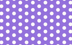 Cute Purple Polka Dot Pattern Wallpaper