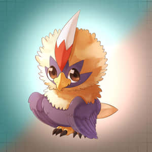 Cute Rufflet Wallpaper