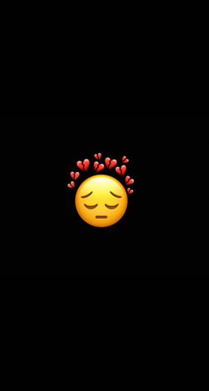 Cute Sad Emoticon Wallpaper