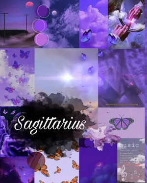 Cute Sagittarius Aesthetic Wallpaper Wallpaper