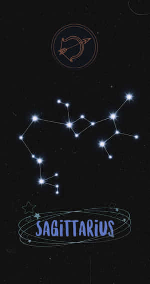 Cute Sagittarius Constellation Wallpaper