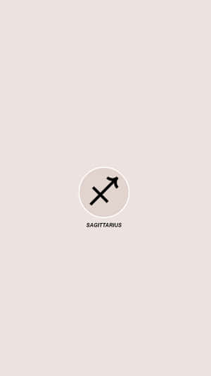 Cute Sagittarius Minimalist Arrow Wallpaper