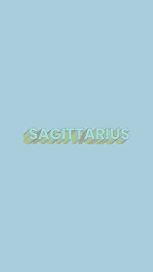 Cute Sagittarius Minimalist Wallpaper Wallpaper