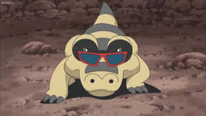 Cute Sandile Wearing Sunglasses Wallpaper