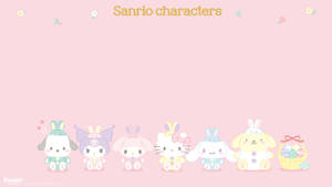 Cute Sanrio Character Giggling With Joy Wallpaper