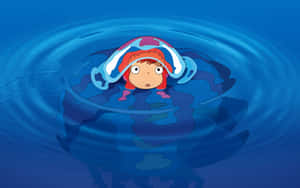 Cute Scene Gake No Ue No Ponyo Wallpaper