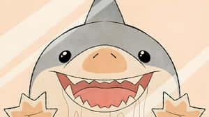 Cute Shark Smiling Wallpaper