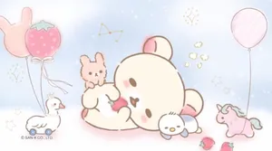 Cute Sleeping Rilakkuma Wallpaper