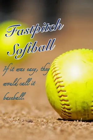 Cute Softball Fastpitch Wallpaper