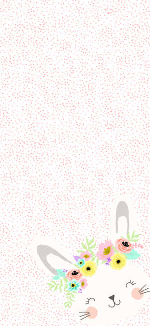 Cute Spring Bunny Iphone Wallpaper