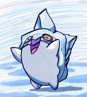 Cute Standing Bergmite Wallpaper