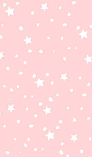 Cute Stars With White Color Wallpaper