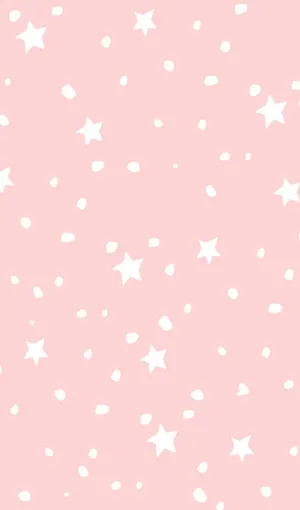 Cute Stars With White Color Wallpaper