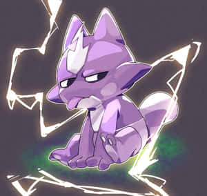 Cute Toxel Sticking Tongue Out Wallpaper