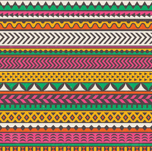 Cute Tribal Pattern Wallpaper