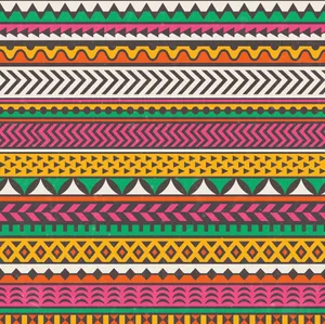 Cute Tribal Pattern Wallpaper