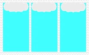 Cute Turquoise Desktop Organizer Wallpaper