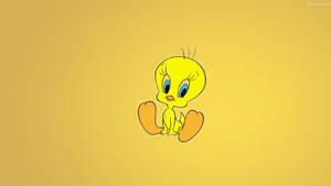 Cute Tweety Bird Sitting Wallpaper