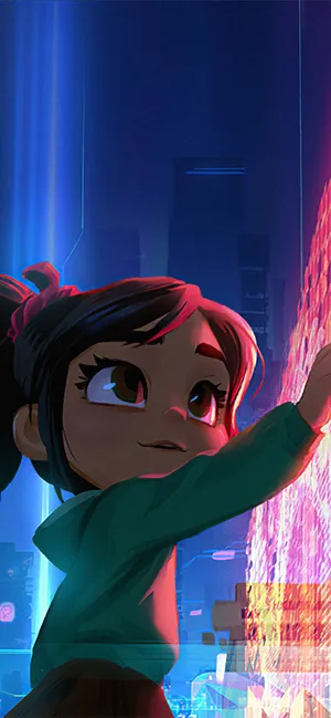 Cute Vanellope Ralph Breaks The Internet Wallpaper