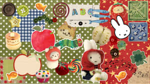 Cute Vintage Junk Collage Wallpaper