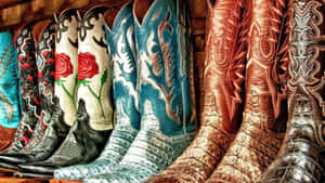 Cute Western Styles Boots Wallpaper