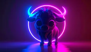 Cute Wildebeest Wallpaper