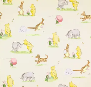 Cute Winnie The Pooh Classic Art Wallpaper