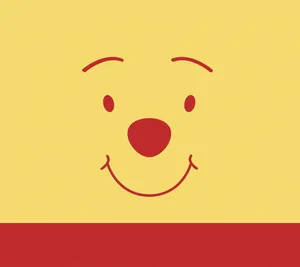 Cute Winnie The Pooh Face Wallpaper