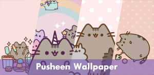 Cutest Pusheen Kawaii Character Wallpaper