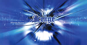 Cyber_ Y2 K_ Blue_ Energy_ Burst Wallpaper