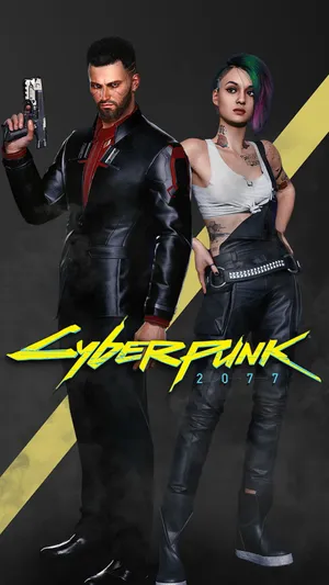 Cyberpunk 2077 Characters In Action Wallpaper