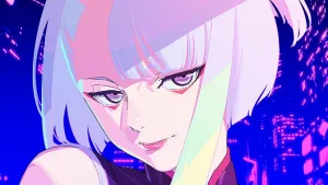 Cyberpunk Anime Character Glance Wallpaper