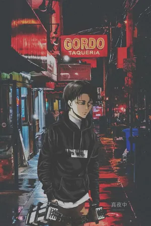 Cyberpunk Anime Characterin Rainy City Night Wallpaper