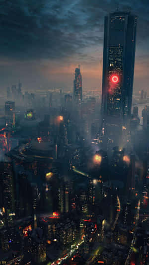 Cyberpunk_ Cityscape_ Night_ View.jpg Wallpaper