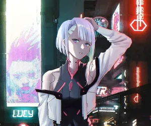 Cyberpunk Edgerunners Lucy Portrait Wallpaper