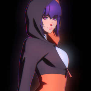 Cyberpunk Motoko Kusanagi [from Ghost In The Shell] Wallpaper