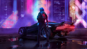 Cyberpunk_ Neon_ Cityscape Wallpaper