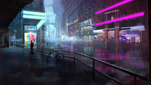 Cyberpunk Pixel Art – Explore The Futuristic Sub-culture Wallpaper