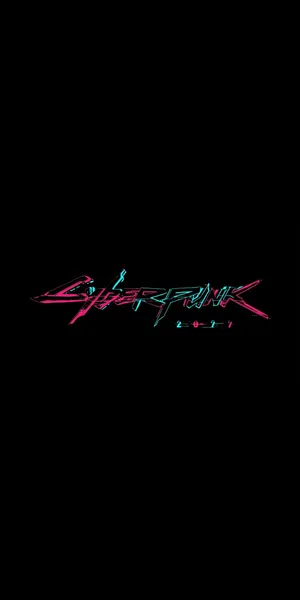Cyberpunk2077 Neon Logo Wallpaper Wallpaper